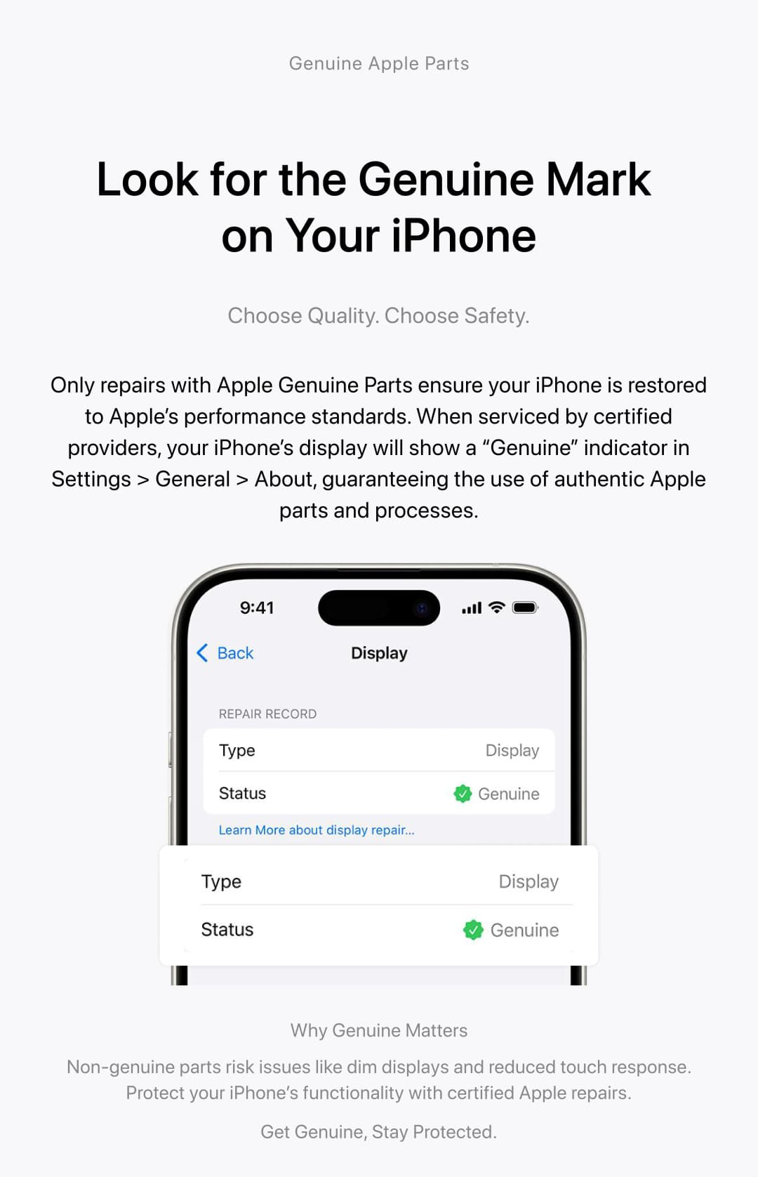 Why Apple Genuine Parts Are the Best Choice for Your iPhone Repair